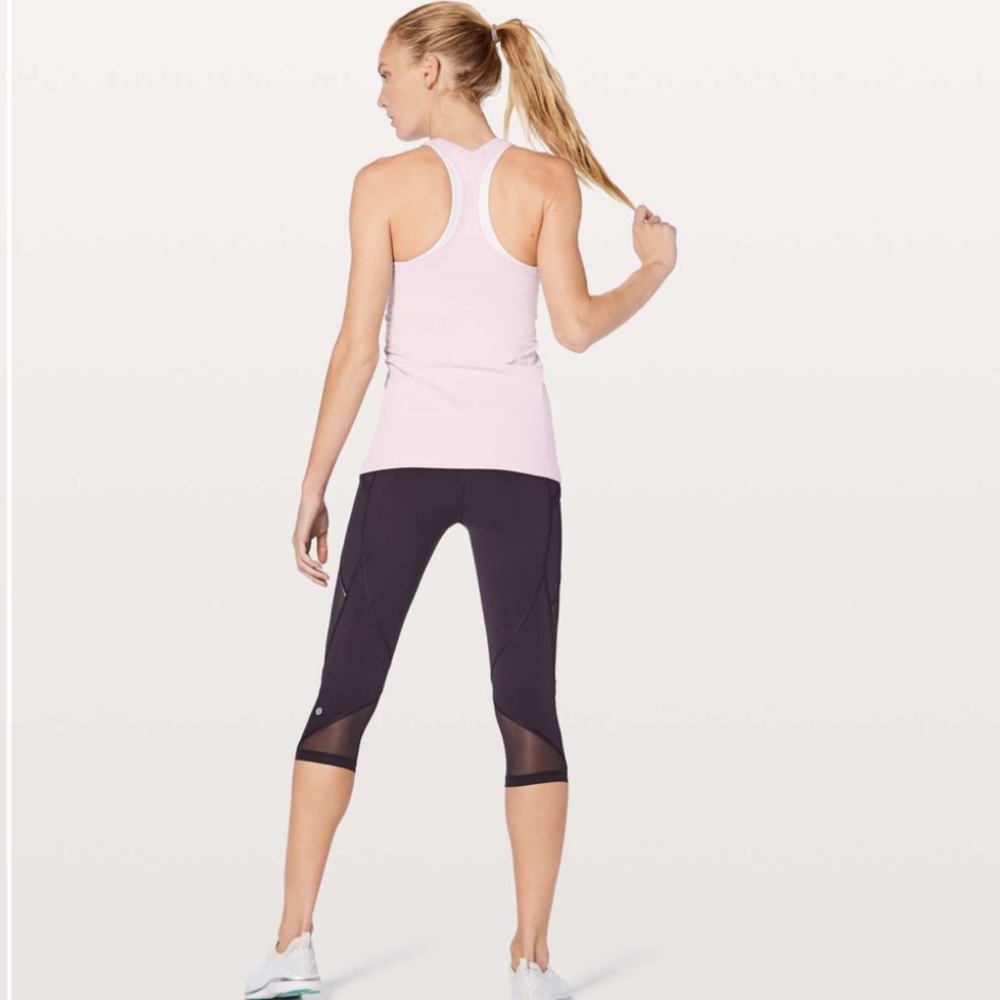 Lululemon Cool Racerback II Tank Nulu - Porcelain Pink - Size 2 - Picture 4 of 6